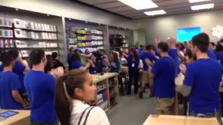 Apple store clap out [upl. by Ridglea]