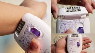 How To Remove Hair At Home With Epilator Philips Epilator Review [upl. by Roanne]