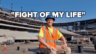 Highmark Stadium construction leader battling cancer but holding on for opening day [upl. by Sibyl]