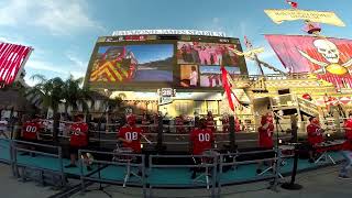 2020 Tampa Bay Buccaneers Drum Line vs Kansas City Chiefs [upl. by Orvil]