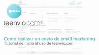 Como realizar un envio de email marketing con teenviocom V3 [upl. by Solegna254]