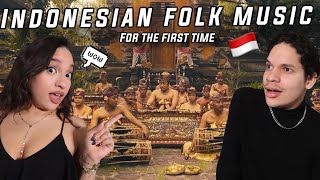 Latinos react to INDONESIAs MIND BLOWING Regional Music  Gamelan for the first time [upl. by Wycoff43]