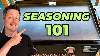 How to START and SEASON a New BLACKSTONE Griddle The RIGHT Way [upl. by Pulling584]