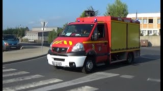 FRANCE Departs CS Pezenas SDIS 34 VSAV VSR Pour Interventions Seperate [upl. by Atiner]