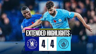 EXTENDED HIGHLIGHTS  Chelsea 44 Man City  A Premier League classic [upl. by Mella]