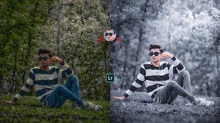 Lightroom Black And Silver Tone Photo Editing  Lightroom Mobile Tutorial  Lr Photo Editing [upl. by Razid]