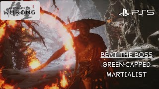 Black Myth Wukong Beat the Boss Green Capped Martialist [upl. by Aivirt]