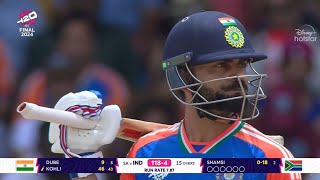 Virat Kohli batting highlights 76 runs 32 balls 666666 highlights FINAL T20 WC 2024 Today [upl. by Alyam954]