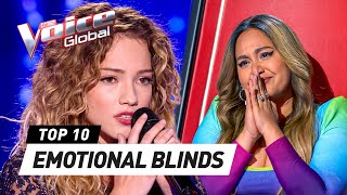 EMOTIONAL Blind Auditions make The Voice coaches CRY [upl. by Assyl]