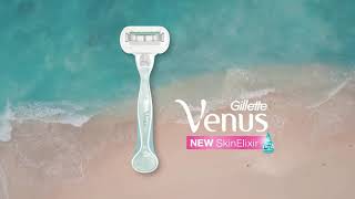 Gillette Venus Extra Smooth Sensitive Razor with SkinElixir  Gillette Venus [upl. by Nagud]