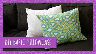 DIY Sew amp NO Sew Basic Pillowcase HGTV Handmade [upl. by Erek]