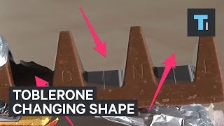 Toblerone changing classic shape [upl. by Aihsekal]