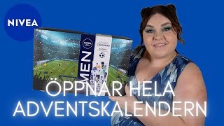 ÖPPNAR NIVEA MEN ADVENTSKALENDER 2023 [upl. by Iznil]