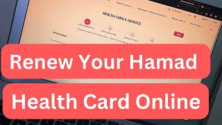 How To Renew Your Hamad Health Card Online  Hassam Vlogs [upl. by Wun]