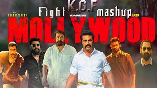 KGF Malayalam Superstars Fight Mashup  Mammootty  Mohanlal  Prithviraj  Dileep  CapCutzStudio [upl. by Cardwell796]