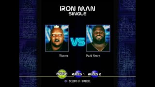 Viscera vs Mark Henry Iron Man [upl. by Lamori]