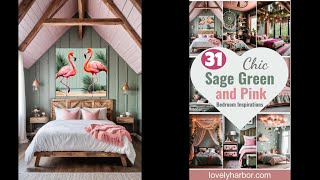 31 Chic Sage Green and Pink Bedroom Inspirations [upl. by Martina427]