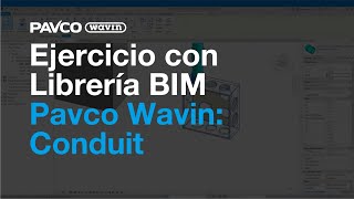 Ejercicio con Librería BIM Pavco Wavin Conduit [upl. by Lomax]