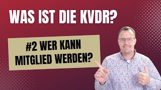 KVdR Wer kann Mitglied in der preiswerten Krankenversicherung werden Personenkreis [upl. by Odnumde]