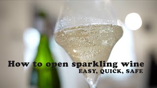 How to open sparkling wine  The Somm way [upl. by Sitnik925]