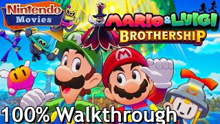 Mario amp Luigi Brothership  Full Game 100 Walkthrough [upl. by Zetta532]