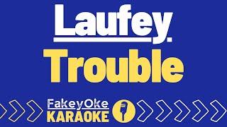 Laufey  Trouble Karaoke [upl. by Dahcir421]