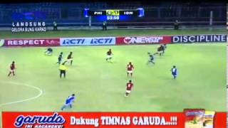 FULL MATCH AFC U19 Qualifier Indonesia vs Philipine 20 10Oct 2013 [upl. by Notsek]