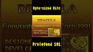 Dracula the Undead Atari Lynx  Bytesized Bits retrogaming atari dracula [upl. by Quartis815]