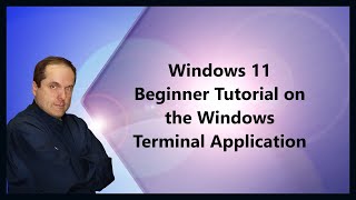 Windows 11 Beginner Tutorial on the Windows Terminal Application [upl. by Akimehs]