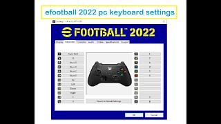 eFootball 2022 PES PC Keyboard Settings and Control [upl. by Toshiko]