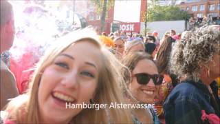 Hunderttausende feiern beim Schlagermove in Hamburg 2017 [upl. by Animar]