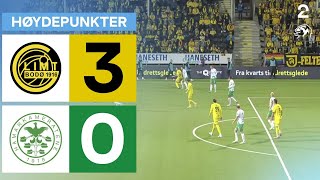 BodøGlimt 3  0 HamKam  Høydepunkter [upl. by Rosemari]