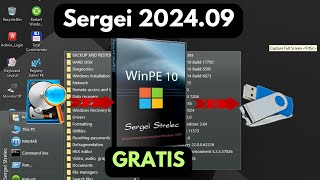 WinPE SERGEI STRELEC 2024 Utilidades GRATUITAS para Reparar PC [upl. by Nazay]