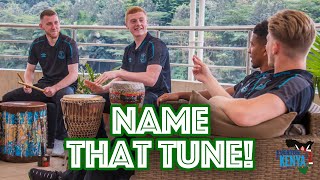 CAN YOU NAME THAT TUNE  EVERTON PLAYERS DRUM UP A BEAT IN KENYA [upl. by Amie981]