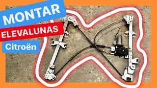 🟧Como MONTAR ELEVALUNAS Delantero derecho Citroen BERLINGO 🪛🔧 Elevalunas ELÉCTRICO Parte 2 [upl. by Sathrum830]