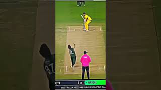 Mhasnain outstanding bowling ausvspak unfreezmyaccount danger bowling with mhasnain shortvidio [upl. by Nemaj581]