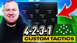 EAFC 25  THE BEST 4231 CUSTOM TACTICS amp PLAYER ROLES [upl. by Antipus]