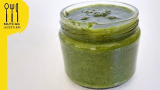 Taze Fesleğen ile Pesto Sos Nasıl Yapılır  Sos Tarifleri [upl. by Betteann311]