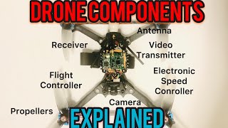 Drone Components Explained FPV Beginner series  Quadcopter parts explained  Flight Controller etc [upl. by Annekim467]