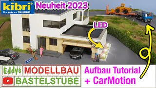 H0 Kibri Neuheit 2023 Kubushaus Anna  CarMotion Viessmann und Beleuchtung [upl. by Coheman353]