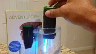 SteriPEN Adventurer Opti  Water Purifier demonstration [upl. by Lenahtan]