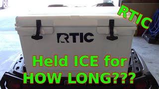 RTIC 45 Qt Cooler Test amp Review  Better Than a Yeti Cooler [upl. by Fari]