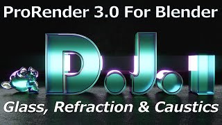 ProRender 30 for Blender Crash Course  Glass Refraction and Caustics [upl. by Asselem349]