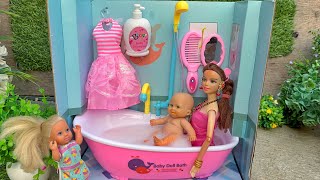 Barbie Doll All Day Routine In Indian VillagePinky Ki Kahani Part 423Barbie Ki Hindi Kahani [upl. by Akilegna]