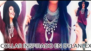 DIY Collar Inspirado en Dylanlex  Dylanlex Inspired Necklace [upl. by Amitak]