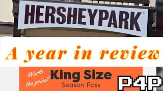 Hersheypark season pass review one year of having the Kingsize season pass [upl. by Yv]