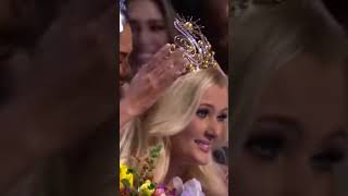 Crowning Moment at Miss Universe 2024 👑✨️ missuniverse missuniverse2024 [upl. by Eward]