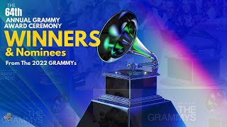 Grammy Awards 2022 Winners and Nominees [upl. by Flessel772]