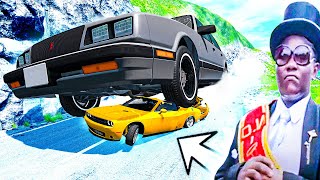 DANCE COFFIN ON FUNERAL MEME COMPILATION new  ASTRONOMIA SONG  BeamNG Drive [upl. by Norrie]