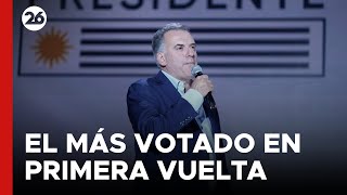 EN VIVO  URUGUAY  Votó Yamandú Orsi el candidato del Frente Amplio [upl. by Yelroc]